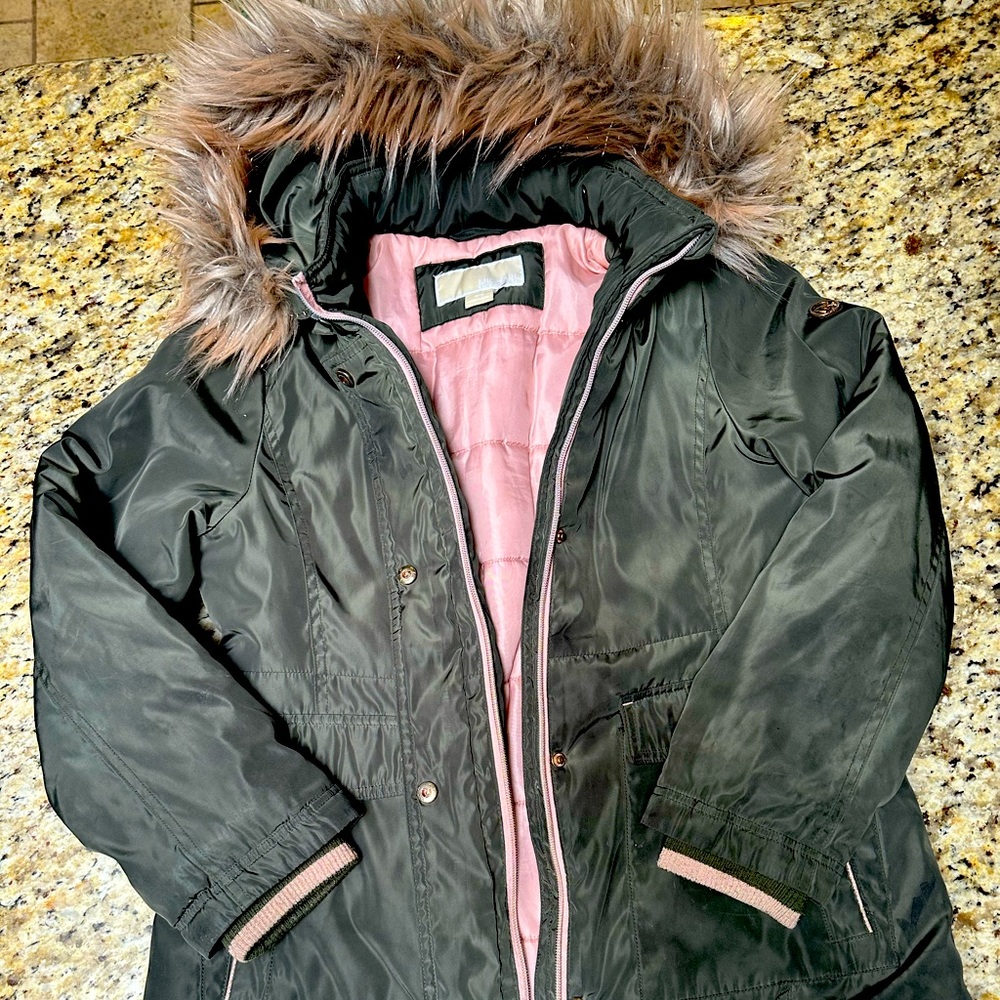 Girls Michael kors coat size 10/12. Gently used